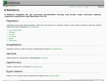 Tablet Screenshot of netinform.hu